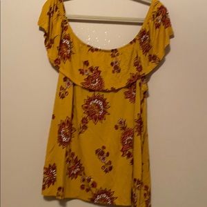 Off the shoulder blouse